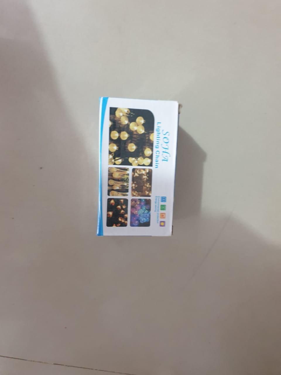 String Lights for Decoration - 14 LED Rain Drop Fairy Lights Waterproof Indoor & Outdoor for Home Decoration